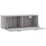 vidaXL Armoire murale sonoma gris 100x36 5x35 cm bois d'ingénierie