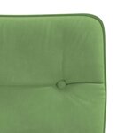 vidaXL Chaises à manger lot de 2 Vert clair Velours