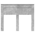 vidaXL Tête de lit Gris béton 135 cm Bois d'ingénierie