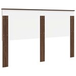 vidaXL Tête de lit Chêne brun 160 cm Bois d'ingénierie