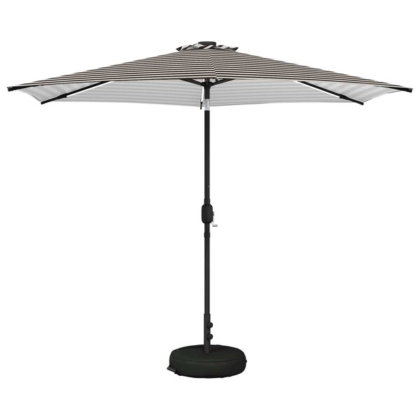 vidaXL Parasol de jardin avec lumières LED et base 300 x 300 cm