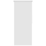 vidaXL Store roulant de douche 80x240 cm Blanc