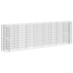 vidaXL Lit surélevé à gabion Fer galvanisé 330x50x100 cm