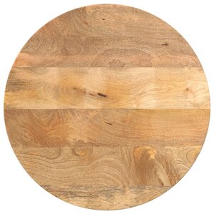 vidaXL Dessus de table Ø 50x3 8 cm rond bois de manguier massif