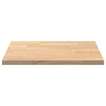 vidaXL Plan de travail de cuisine bois de chêne massif rectangulaire