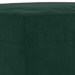 vidaXL Ensemble de canapés 3 Pièces avec coussins Vert foncé Velours