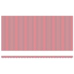 vidaXL Store Rétractable Manuel avec Rayures Rouges et Blanches 600x350 cm