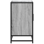 vidaXL Armoire de lavabo de salle de bain sonoma gris 65x33x60 cm