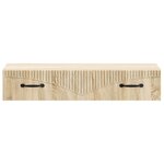 vidaXL Table d'appoint murale 87 5 x 34 5 x 17 cm Bois d'ingénierie