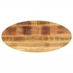 vidaXL Dessus de table 100x40x2 5 cm ovale bois massif de manguier