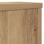 vidaXL Supports pour plantes 2 Pièces chêne artisanal bois d'ingénierie