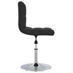 vidaXL Tabouret de bar Noir Similicuir
