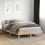 vidaXL Cadre de lit sans matelas 120x200 cm bois de pin massif