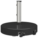 vidaXL Pied de parasol Noir 45 x 45 x 37.5 cm Granite