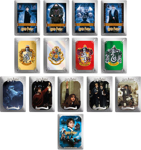 Monnaie HARRY POTTER Coin Cards Blind Box 2x Argent 1$ Samoa 2026