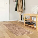 vidaXL Coureur de Tapis MARSA Jaune 50 x 150 cm Polyester et PVC