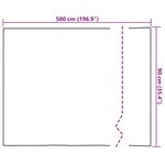 vidaXL Film autoadhésif pour meubles Doré brillant 500x90 cm PVC