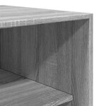 vidaXL Garde-robe sonoma gris 100x50x200 cm bois d'ingénierie