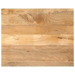 vidaXL Dessus de table 90x80x2 5 cm rectangulaire bois massif manguier