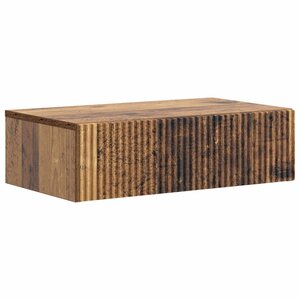vidaXL Table d'appoint murale 59 x 34 5 x 17 cm Bois d'ingénierie