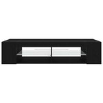 vidaXL Meuble TV Noir 135 x 39 x 30 cm Bois d'ingénierie