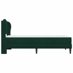 vidaXL Cadre de lit avec tête de lit Vert foncé 90 x 200 cm Velours