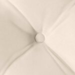 vidaXL Coussins de siège 4 Pièces Beige 40 x 40 x 6 cm Microfibre