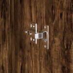 vidaXL Bureau 2 Pièces Chêne fumé