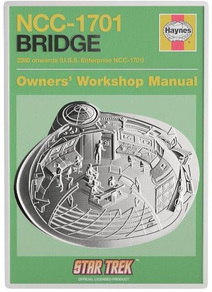Pièce de monnaie en Argent 2 Dollars g 31.1 (1 oz) Millésime 2025 Star Trek U.S.S. ENTERPRISE NCC-1701 BRIDGE
