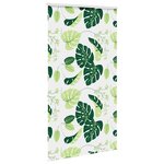 vidaXL Store enrouleur de douche avec cassette largeur du tissu 126 cm