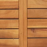 vidaXL Ensemble de bistro pliable 3 Pièces avec coussins Acacia solide