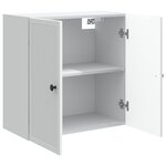 vidaXL Armoire Murale Blanc 59 x 31 x 60 cm Bois d'ingénierie