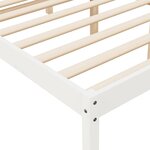 vidaXL Lit pour personne âgée sans matelas 150x200 cm bois pin massif