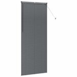 vidaXL Store de Fenêtre Gris foncé 90 x 220 cm Aluminium