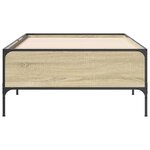 vidaXL Cadre de lit sans matelas chêne sonoma 90x190 cm