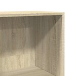 vidaXL Bibliothèque chêne sonoma 60x30x114 cm bois d'ingénierie