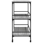 vidaXL Chariot de cuisine sonoma gris 100 5x50x105cm bois d'ingénierie