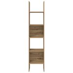 vidaXL Bibliothèque chêne artisanal 40 x 35 x 180 cm Bois d'ingénierie