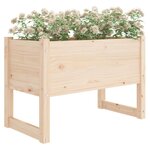 vidaXL Jardinière 78x40x52 cm Bois massif de pin