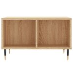vidaXL Table basse Chêne sonoma 60x50x36 5 cm Bois d'ingénierie