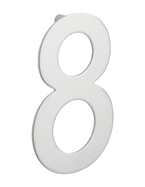 THIRARD - Chiffre 8 à visser  inox  H.100mm - THIRARD
