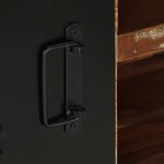 vidaXL Meuble TV 80x30x40 cm bois de récupération massif