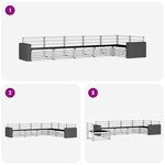 vidaXL Ensemble de canapés d'extérieur 6 pc Naturel