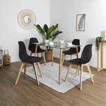 Chaise scandinave coque polypropylène (lot de 4)