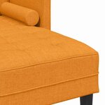 vidaXL Ensemble de Canapés Jaune foncé 173 x 131 x 67 cm tissu