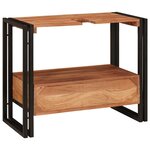 vidaXL Armoire de coiffeuse avec tiroir Marron Bois d'Acacia Massif