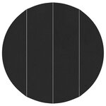 vidaXL Tapis de piscine Noir Ø 458 cm Tissu non tissé