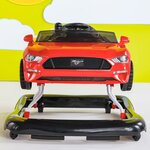 Bright starts trotteur bébé 3 en 1 ford mustang rouge