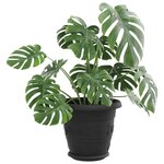 vidaXL Pots de plantes 24 Pièces Noir Ø 26 x 21.5 cm Plastique