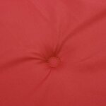 vidaXL Coussin de banc de jardin rouge 150x50x3 cm tissu oxford